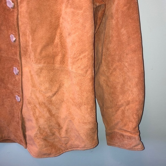 Bagatelle Orange Leather Jacket - Picture 7 of 14